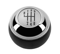 WEIFANAA Pomelli Leva Cambio Per Mini R50 2000-2006 Per Cabrio R52 R53 5/6 Pomello Del Cambio Di Velocità PU Leva In Pelle Shifter Pen Maniglia Testa A Sfera(WHITE 6 SPEED)