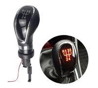 WEIFANAA Pomelli Leva Cambio Per Vauxhall/Per Opel/Per Astra Per Insignia 2009-201 Luce Posteriore A LED Pomello Del Cambio Per Auto Pomello Cambio Manuale Leva Cambio(Red light 5 Speed)