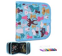 weigav Imparate a Scrivere la Lavagna per Bambini, con 12 Penne Colorate, Erasabble Reusable Exercise Book for Painting, 14 Pagine
