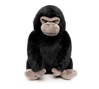 WEIGEDU Animali di peluche a forma di gorilla nero scimmie gorilla, giocattoli di peluche per bambini, bambine, compleanno, 30.5cm