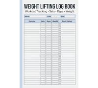 Weight Lifting Log Book: Workout Training Journal: Track Sets, Reps, Weight, and Muscle Progress