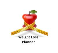 Weight Loss Planner | Track and Organize Your Weight Loss Journey: Red Apple Tape Measure