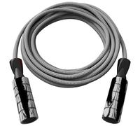 Weighted Jump Rope, 9ft Adjustable Tangle-Free Skipping Rope with Ball Bearings and Non Slip Handle for Men, Women Fitness EquipmentJump