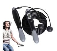Weighted Jump Rope, Digital Counting Skipping Rope, Adjustable Jump Rope, Home Gym Accessories, LCD Display Jump Rope, Men Jump Rope, Digital Jump Rope, Skipping Rope with Counter, Exercise Rope