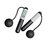 Weighted Jump Rope | TPU, 3.5cm Balls | Electronic Smart Counter For Kids & Adults | Exam Training Skipping Rope (Ball Color May Vary)