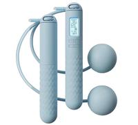 Weighted Jump Rope | TPU, 3.5cm Balls | Electronic Smart Counter For Kids & Adults | Exam Training Skipping Rope (Ball Color May Vary)