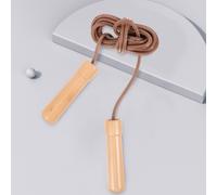 Weighted Sports Jump Rope with Wood Handle Wear Resistant Skipping Rope