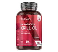 WeightWorld Omega-3 Olio di Krill Antartico 180 pz Capsule morbide