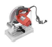 WEIGR Sega da taglio per metallo, 1200 W, troncatrice con 5200 giri/min, angolo di taglio 0-45°, lama 185 mm, per taglio di acciaio, metalli non ferrosi, profili in ferro e ghisa (rosso)