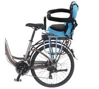 WEIGR Seggiolino posteriore di sicurezza per bambini con pedale e staffa di sicurezza, per mountain bike fino a 30 kg, da 8 mesi a 6 anni, per mountain bike, city bike, biciclette pieghevoli