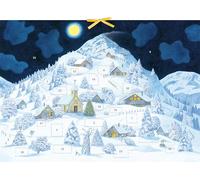 Weihnachten in den Bergen Adventskalender: mit 24 Klapptürchen
