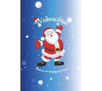 Weihnachten: Malbuch mit Aufgaben für Kinder