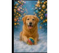 Weihnachtliche Notizen mit meinem Golden Retriever