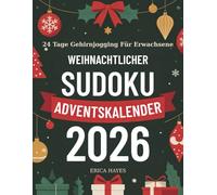 Weihnachtlicher Sudoku Adventskalender 2026: 24 Tage Gehirnjogging Für Erwachsene