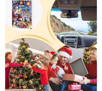 Weihnachts-Countdown-Kalender 2025-24 Tage Adventskalender Mit 2D Acryl Kätzchen Figuren, Lustige Weihnachtsdekoration Zum Zählen Der Tage | Für Mädchen Familie Erwachsene Teenager Festliche