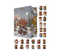 Weihnachts Countdown Spielzeug - 24 Kuh Figur Adventskalender, Elektrischer Nasensauger Für Babys | Kleine Weihnachtskuh Dekoration Für Männer Frauen Mädchen Jugendliche Teenager Ehefrau