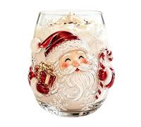 Weihnachts-Glaskaffeebecher Rutschfester Griff Milchtee-Getränkebecher