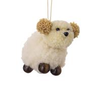 Weihnachtsbaum-Anhänger, Niedliche Weihnachtsornamente | Weihnachts-Plüsch-Welpen-Anhänger,Cartoon-Plüschpuppen-Baumschmuck Für Weihnachten, Tür, Fenster, Rucksack