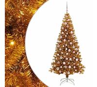 Weihnachtsbaum mit 300 s für Haustierbesitzer - Goldener 210 cm Baum INKL. Ständer - Festliche Deko für Tierfreunde - Sicher & Langlebig - Perfekt für Wohnzimmer Oder Garten