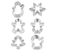 Weihnachtskekse Formen-Set - 18-teiliges Edelstahl Ausstechformen 4,33 Zoll | Kinderfreundlich, Für Weihnachten, Partys & Familienbacken, Kinder Familie Feiertag Zuhause, Plätzchen