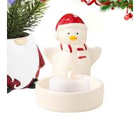Weihnachtskerzenständer,Keramik Pinguin Heimdekoration | Festlicher Atmosphäre Verstärker Weihnachten Kerzenhalter Dekoration | Für Zuhause Wohnzimmer Esszimmer Büro Hochzeit Feiertag Geburtstag