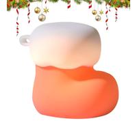 Weihnachtslichter Aus Silikon - Kreative Kinderlampe Mit Touch Steuerung, Warmes LED Licht Für Festliche Tischdekoration | Dekoleuchte Für Schlafzimmer Kinderzimmer Schreibtisch Wohnung Winter