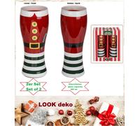 Weihnachtsmann-Santa-Claus-Biergläser-460ml-im-Geschenkkarton-2x-Pack