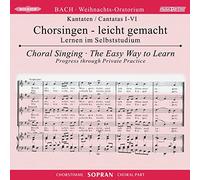 Weihnachtsoratorium, BWV 248, Chorstimme Sopran, 2 Audio-CDs