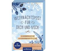 Weihnachtspost für dich und mich: 24 Adventskarten zum Dekorieren und Versenden