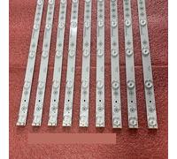 WEIJIAHUIWH Kit 9 pezzi di striscia LED for TH-MSON 48FU4243C for TC*L L48F3390A L48F3320-3D LED48C910DJ L48F3310-3D LVF480SDAL 4C-LB4808-YH1(5 set For 5 TV)