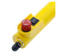 WEIJICUI Controllo Telecomando alla Gru Wireless, Pulsante Interruttore su e Giù for Comando Gru Elettrico a Prova di Pioggia Serie COB-61DR con condensatore 30UF(COB-61DRH)