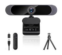 WEIJICUI Fotocamera Web USB Webcam 4K HD Auto Focus Web Camera Telecomando Webcamera for PC Streaming/Videochiamate/Team for Conferenze, Live Streaming, Registrazione Per conferenze, registrazione