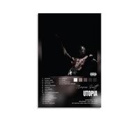 WEIJUNMAOYI Poster artistico da parete con album Travis Scott Utopia poster artistico da parete su tela poster decorativo per la stanza da letto poster con stampa decorativa 30 x 45 cm, senza cornice