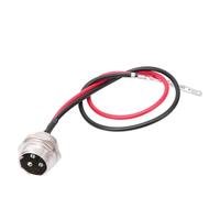 Weikeya Connettore per Porta di Ricarica a 3 Pin 2 Fili, 6 Connettori per Porta di Ricarica per Scooter Elettrico per Presa di Bicicletta Elettrica Caricabatteria Accessori per Moto,Scooter Elettrico