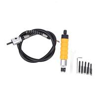 Weikeya Macchina per intaglio del legno Strumenti la lavorazione legno, Smerigliatrici gru a scalpello ad altissima velocità con metallo 9 cm ebano in plastica morbida,punzone,scalpello,pala