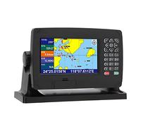 Weikeya Navigatore GPS Marino, Plotter cartografico GPS BDS Posizionamento GPS IPX6 Transponder AIS Impermeabile per Barca,Pezzi di ricambio per barche,yacht