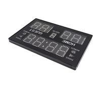 Weikeya Timer tabellone segnapunti, tabellone segnapunti elettronico da Tavolo per Interni a LED 100-240 V per Boxe Wrestling(#3)