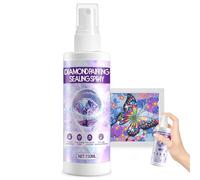 WEILAOK Colla Diamond Painting, Spray Colla per Diamond Painting, Diamond Painting colla Spray per Pietre Preziose in Resina e Pittura con Diamanti, Resistente ai Raggi UV, Trasparente, 150ml