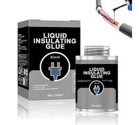 WEILAOK Colla per Nastro Isolante Liquido, Nastro Isolante Liquido, Sigillante Isolante Impermeabile, Gel Isolante Elettrico, Impermeabile Sigillante Resistente, Gomma Liquida Nera, 125 ml