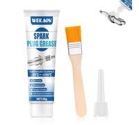 WEILAOK Grasso al Silicone, 80g, per Candelette e Candele di Accensione, Componenti ad Alta Tensione, Resistente Alle Alte e Basse Temperature