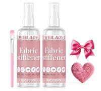 WEILAOK Indurente per Tessuti, Amido per tessuti, Spray indurente per Tessutis, Indurentes per Stoffa, Rapido Trasparente dopo l'essiccazione, indurentes Tessuto Adatto pour Vêtements, Borse Uncinetto