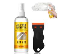 WEILAOK Pulitore Schiuma Poliuretanica, Rimuovi Colla Poliuretano Espanso Schiuma, Solvente schiuma Edilizia Rimuove, rimuovi Schiumas Pu per Ristrutturazioni Domestiche e Pulizie Quotidiane, 100ml