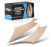 WEILEITE Copertura per bracciolo della portiera interna anteriore, compatibile con BMW 320, 328, 330, 335, M3 2012-2018, BMW 428, 435, M4 2014-2017, sostituisce 51417279311 (beige, coppia)