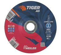 Weiler 57045 Tiger - Ruota da taglio da 15,2 cm, spessore 0,1 cm, tipo 27, A60T, 25 pezzi
