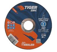 Weiler 58000 - Ruota da taglio sottile tipo 1, 1,2 x 0,1 cm, Z60T, 25 pezzi