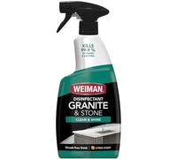 Weiman Granite Cleaner & Polish - Uso Quotidiano, Striature Formula per Piano di Lavoro, Marmo, al Quarzo, Laminato e Piastrelle, Green, 24 FL oz