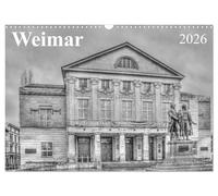 Weimar (Wandkalender 2026 DIN A3 quer), CALVENDO Monatskalender: Eine etwas andere Sicht auf Weimar - Einblicke wie gezeichnet
