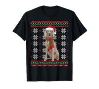 Weimaraner Braco De Weimar Santa Brutto Natale Maglietta