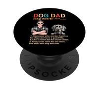 Weimaraner Dog Dad Definition For Daddy Funny Fathers Day PopSockets PopGrip Adesivo