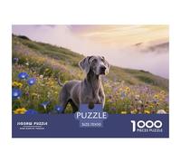Weimaraner, Gioco Di Puzzle Da 1000 Pezzi, Attività Conviviale Per La Famiglia, Regalo O Souvenir, Adatto Dai 10 Anni, Pet Dog, 70x50cm/1000pcs